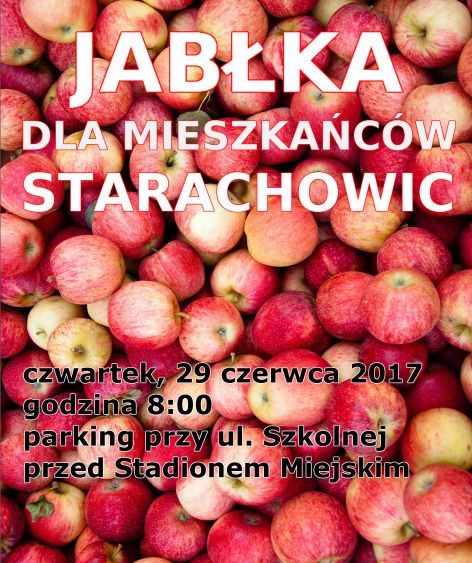 Jabłka dla mieszkańców Starachowic!