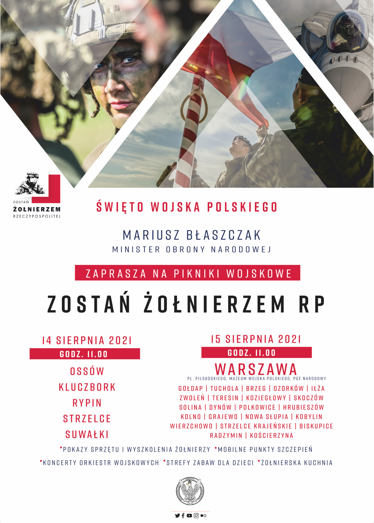 Piknik wojskowy w ramach obchodów Święta Wojska Polskiego - Rudki 2021