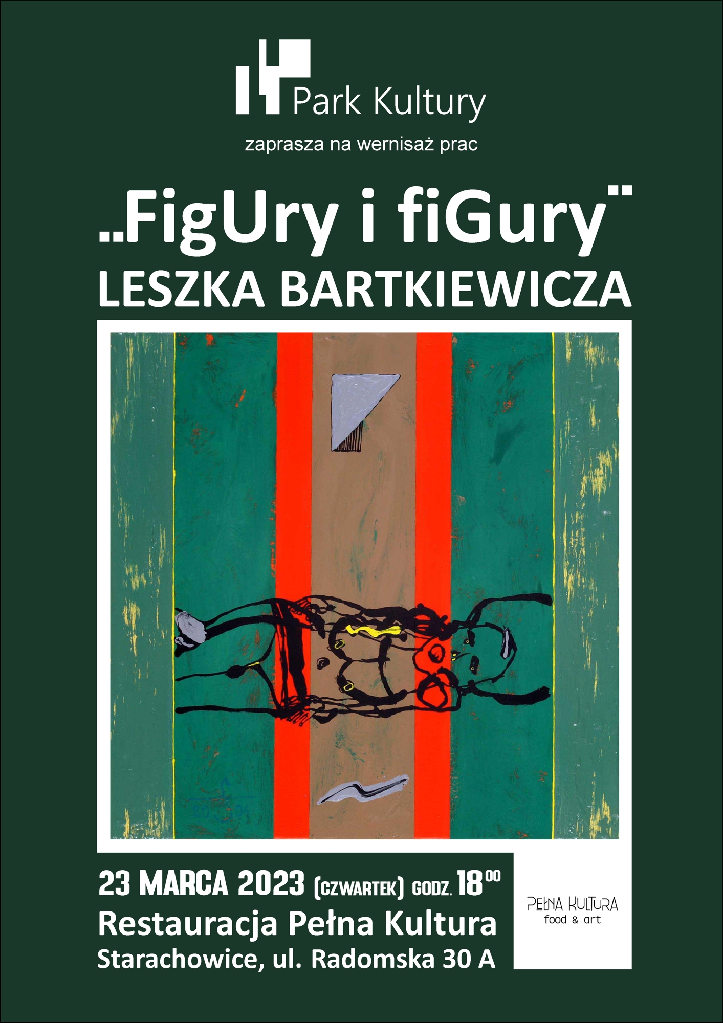  baner wystawy, ffigury i figury, bartkiewicz