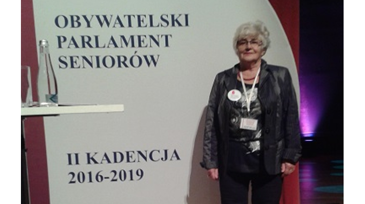 Halina Sidor w Obywatelskim Parlamencie Seniorów images