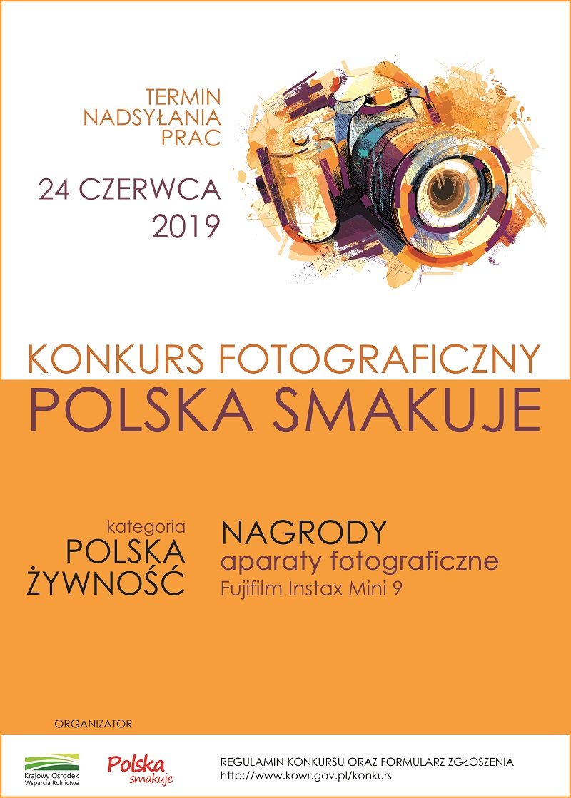 Plakat na konkurs foto Polska smakuje