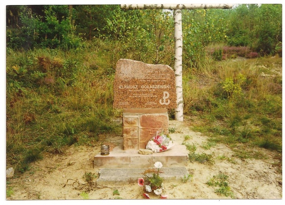 Pomnik poświęcony Eligiuszowi Gołaszewskiemu