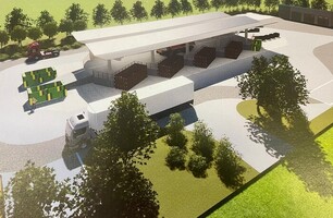 Budowa Punktu Selektywnej Zbiórki Odpadów Komunalnych wraz z infrastrukturą w Starachowicach”